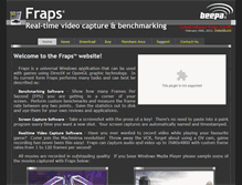 Tablet Screenshot of members.fraps.com