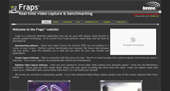 Desktop Screenshot of fraps.com